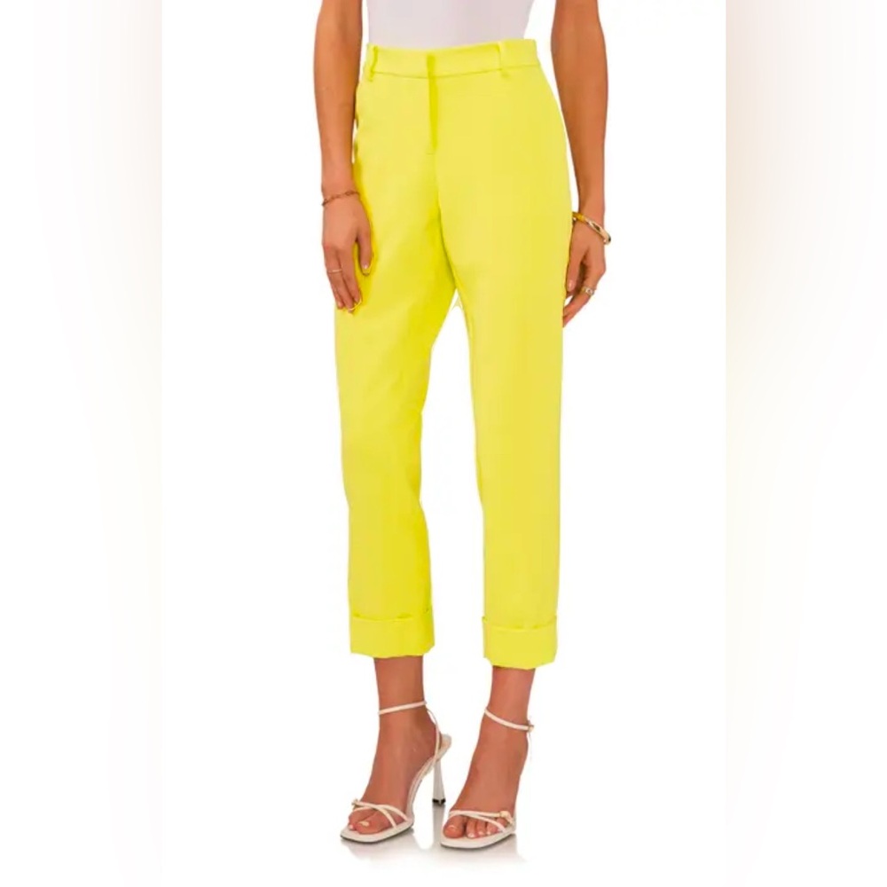 Vince Camaro Cuffed Hem Cropped Pants
